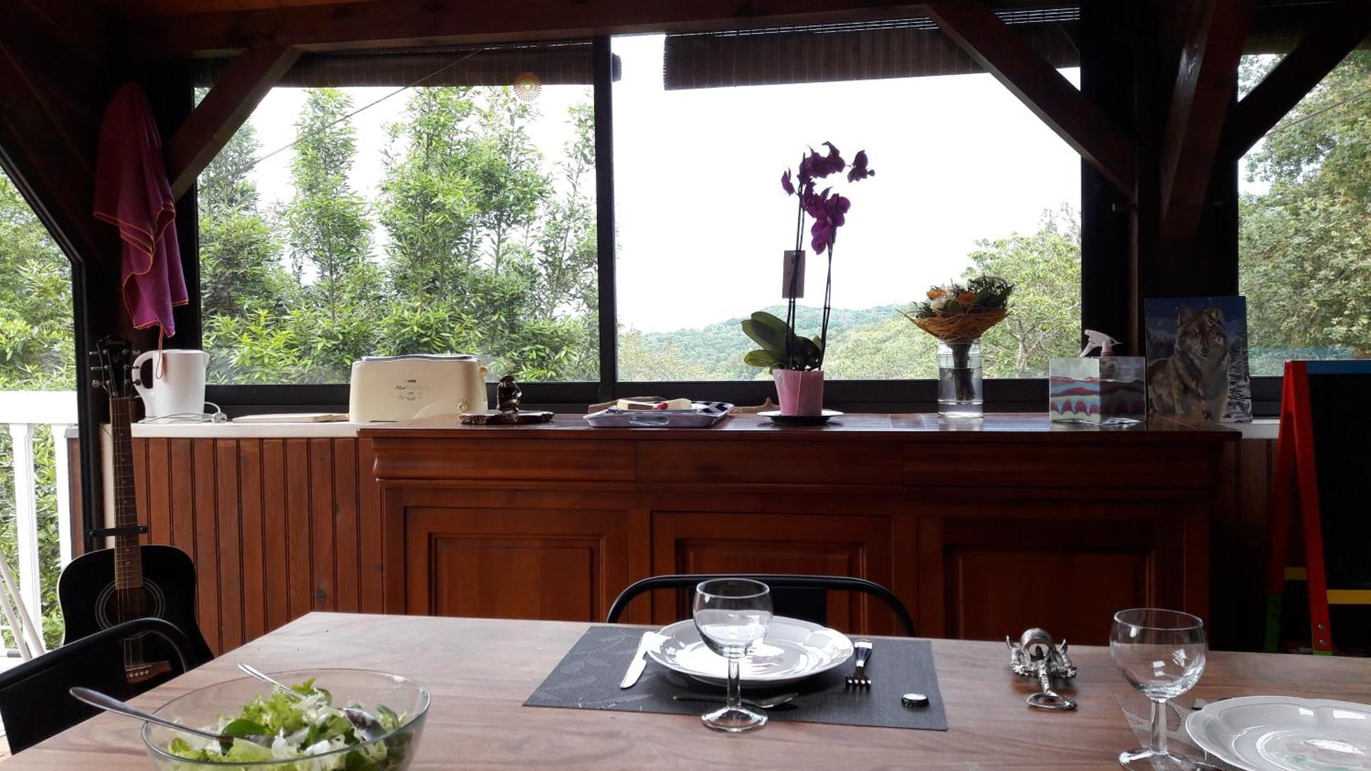 B&B En Plein Coeur De La Foret Artiguelouve Экстерьер фото